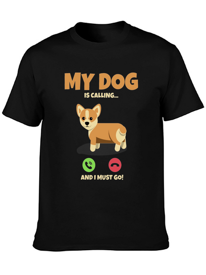 Camiseta Mi Perro Llama para Amantes de Mascotas
