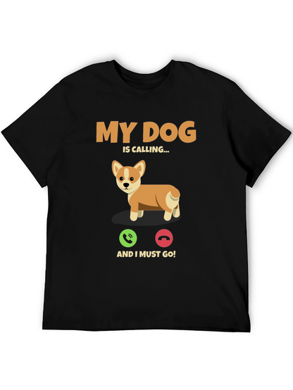 Camiseta Mi Perro Llama para Amantes de Mascotas