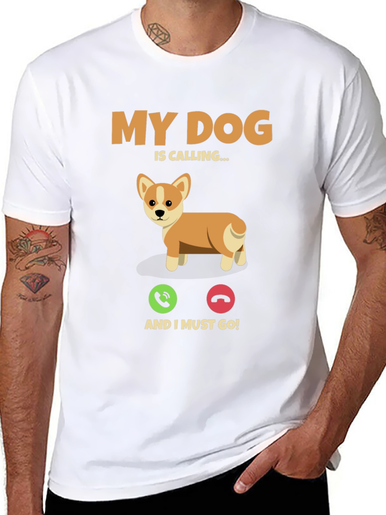 Camiseta Mi Perro Llama para Amantes de Mascotas