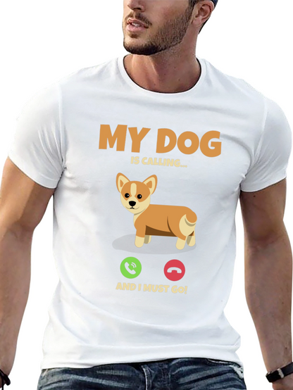 Camiseta Mi Perro Llama para Amantes de Mascotas