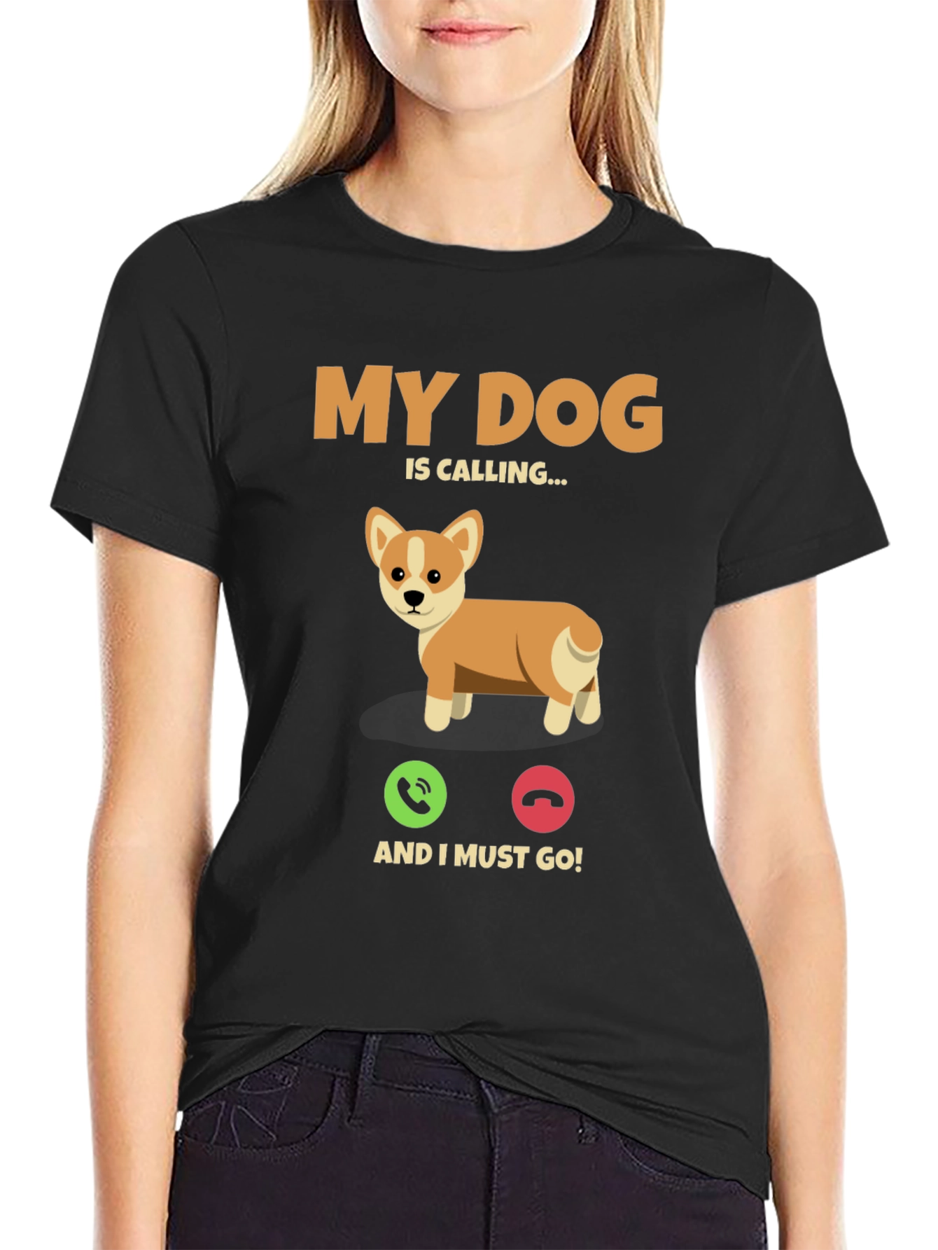 Camiseta Mi Perro Llama para Amantes de Mascotas