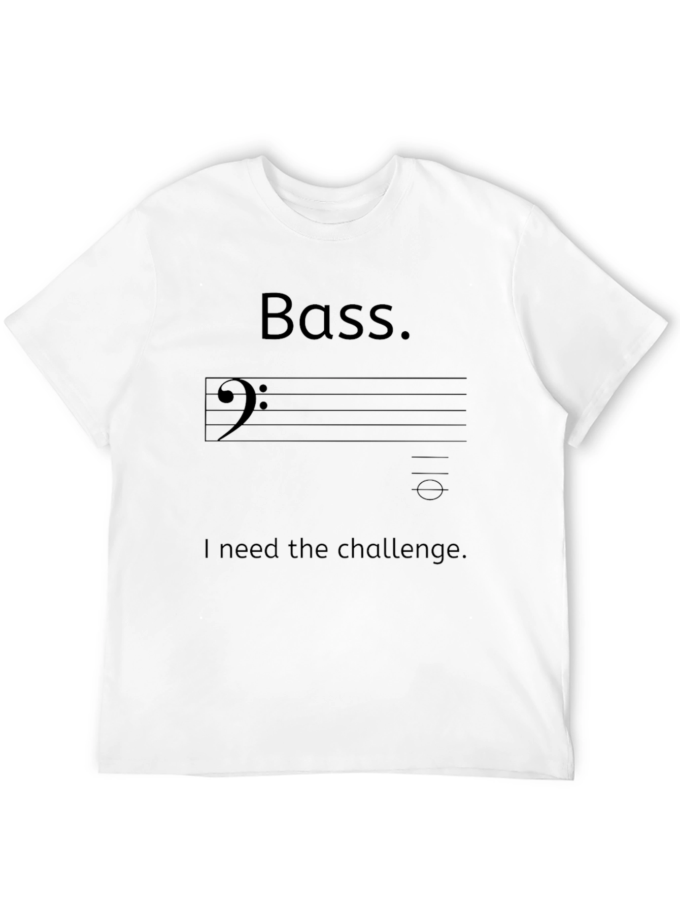 Camiseta Negra Bass. El Desafío para Músicos