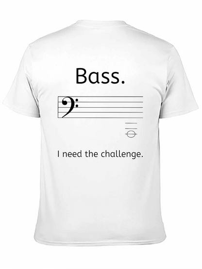Camiseta Negra Bass. El Desafío para Músicos