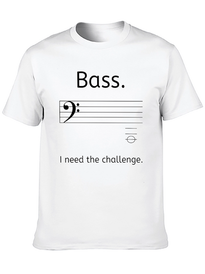 Camiseta Negra Bass. El Desafío para Músicos