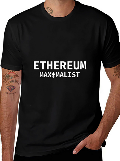 Camiseta Hombre Ethereum Maximalist - Diseño Crypto