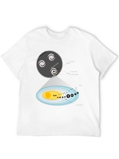 Camiseta Universo y Sistema Solar