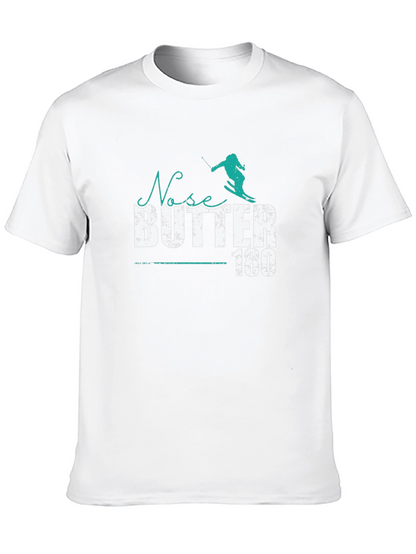 Camiseta Negra Ski Nose Butter 180