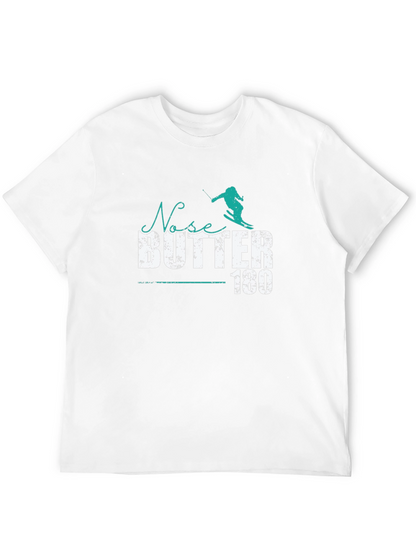 Camiseta Negra Ski Nose Butter 180