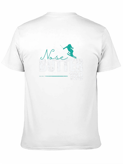 Camiseta Negra Ski Nose Butter 180