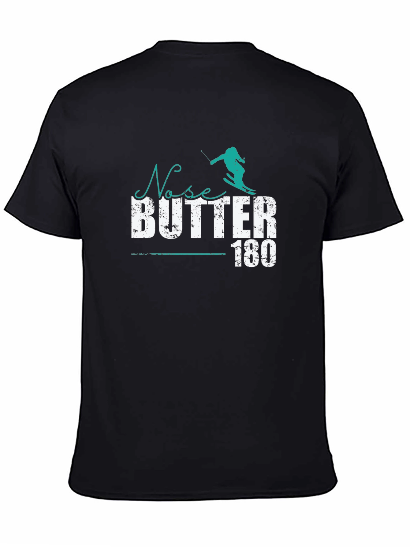 Camiseta Negra Ski Nose Butter 180