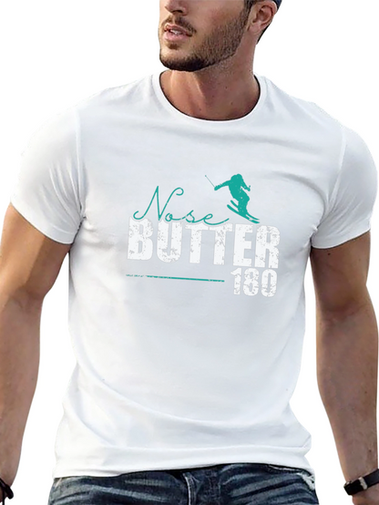 Camiseta Negra Ski Nose Butter 180