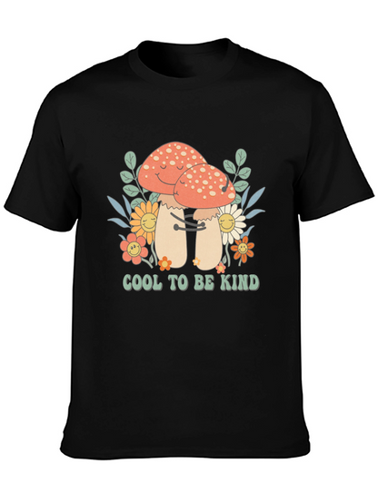 Camiseta Negra: Setas Amistosas