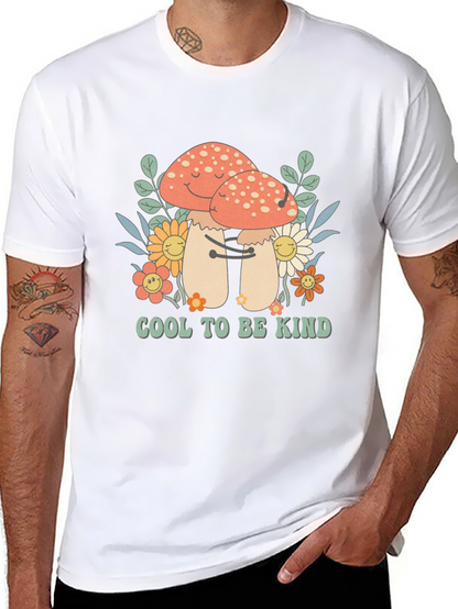 Camiseta Negra: Setas Amistosas
