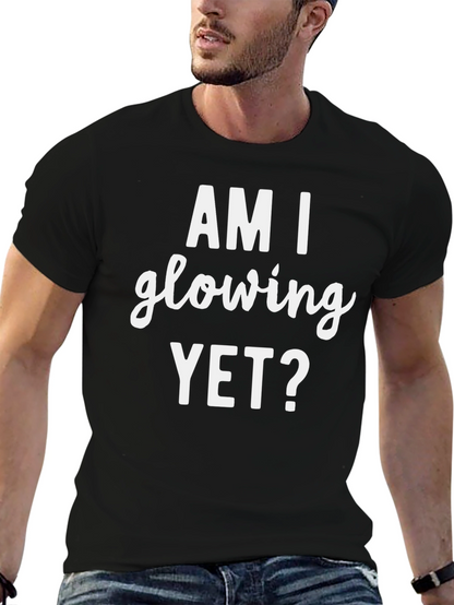 Camiseta Negra Hombre ¿Ya Estoy Brillando?