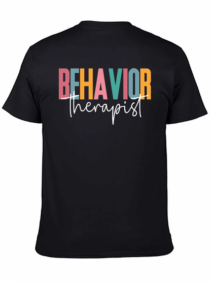 Camiseta Negra Behavior Therapist