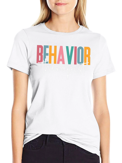 Camiseta Negra Behavior Therapist