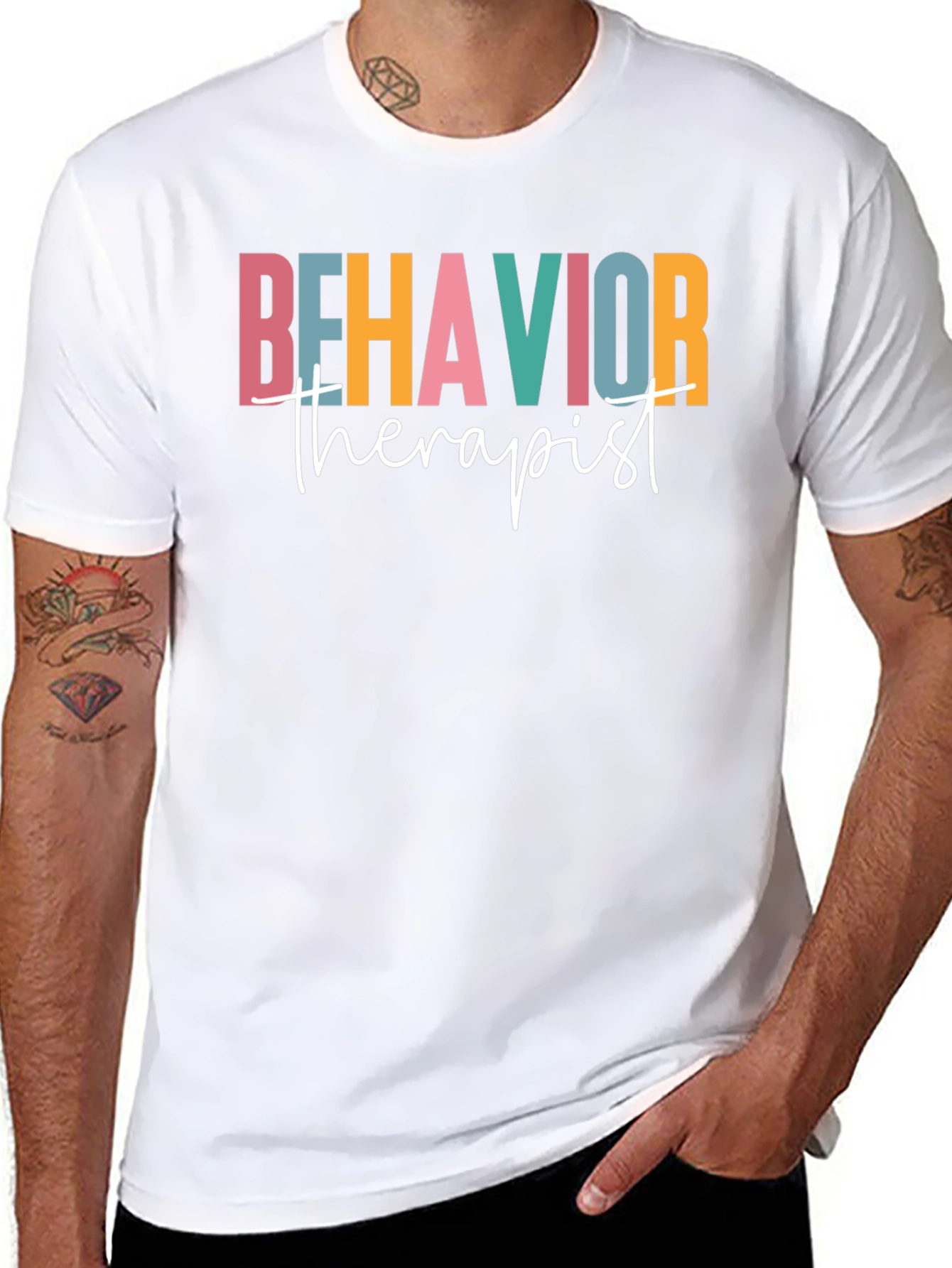Camiseta Negra Behavior Therapist