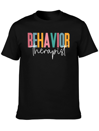 Camiseta Negra Behavior Therapist
