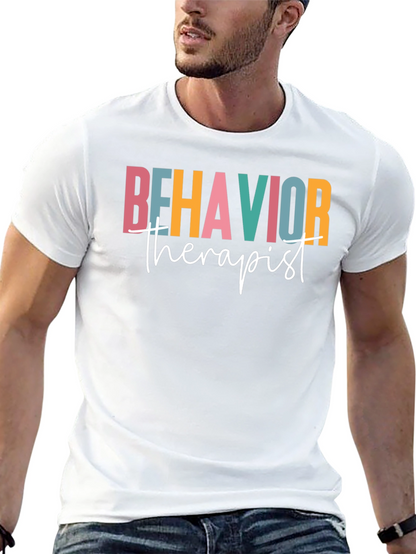 Camiseta Negra Behavior Therapist