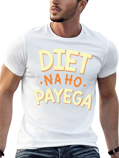 Camiseta Negra: DIET - NA HO - PAYEGA