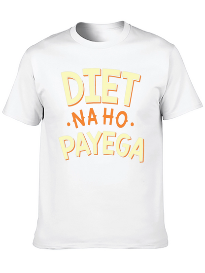 Camiseta Negra: DIET - NA HO - PAYEGA