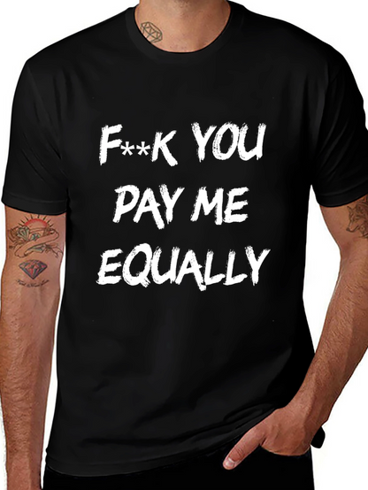 Camiseta Unisex Negra con Mensaje Provocador