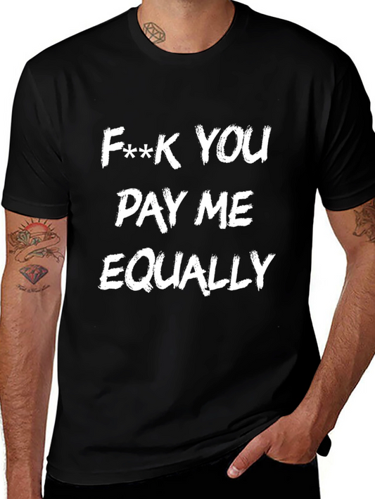 Camiseta Unisex Negra con Mensaje Provocador