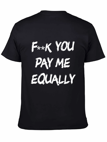 Camiseta Unisex Negra con Mensaje Provocador
