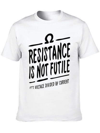 Camiseta Negra Resistencia no es inútil