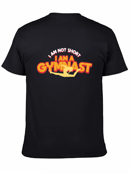 Camiseta Negra Soy Gimnasta Divertida