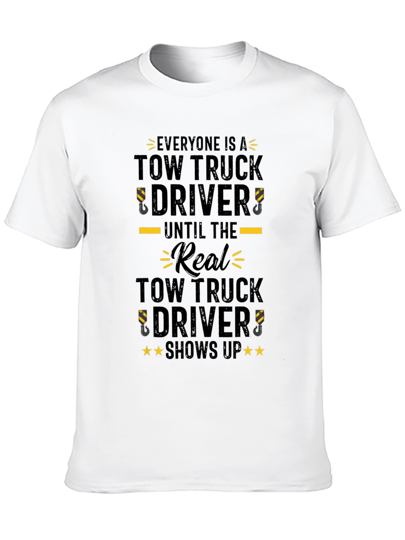 Camiseta Negra Tow Truck Driver