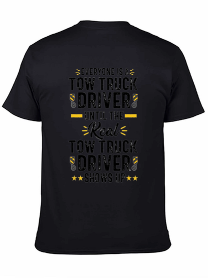 Camiseta Negra Tow Truck Driver
