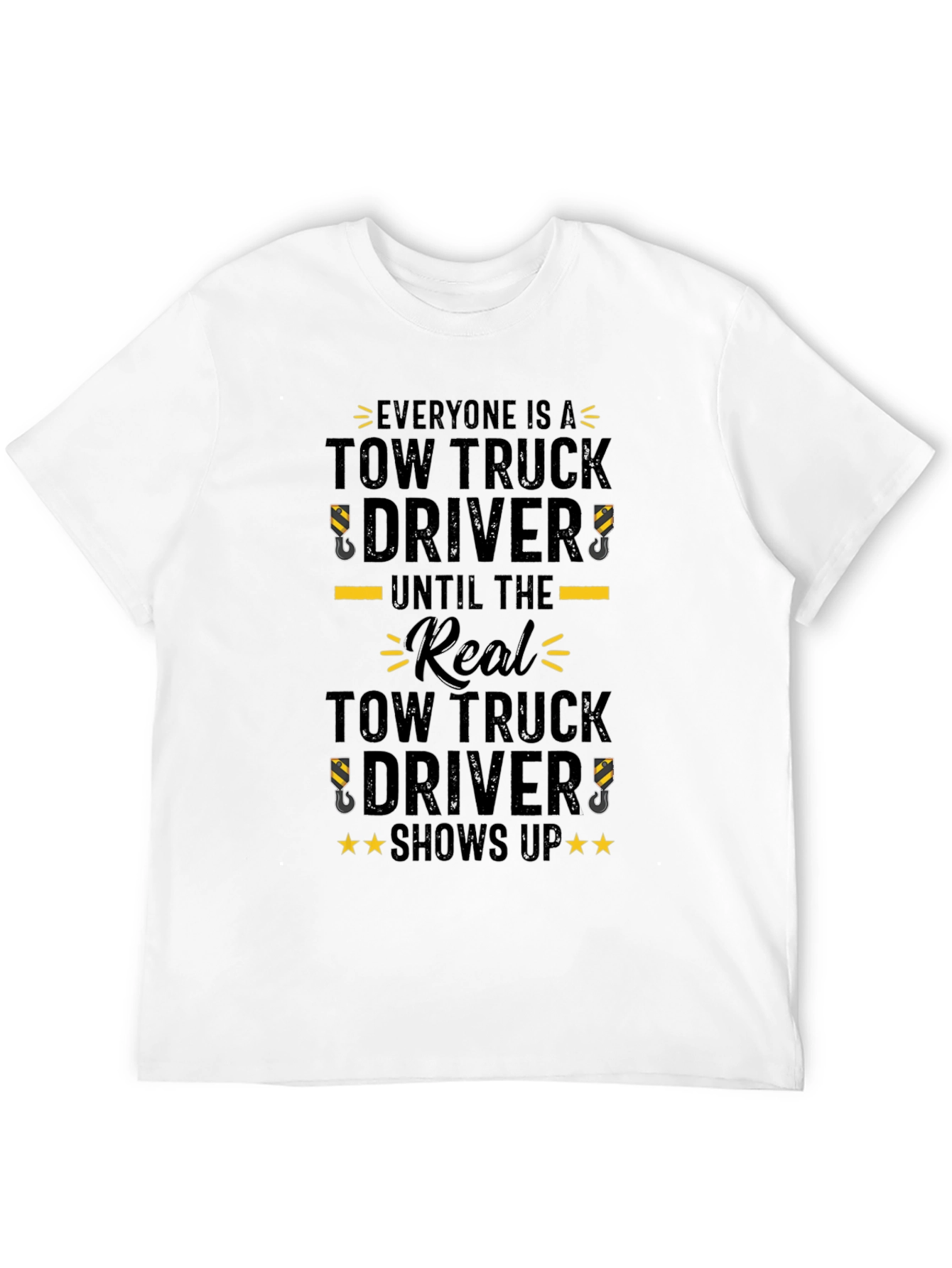 Camiseta Negra Tow Truck Driver
