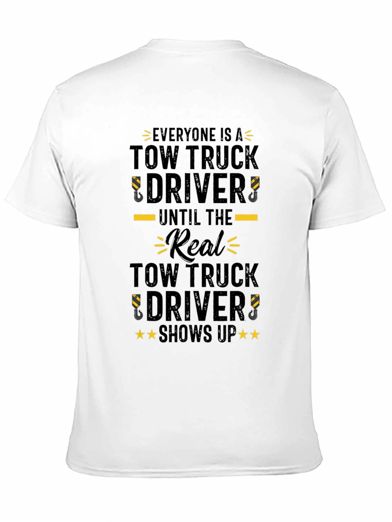 Camiseta Negra Tow Truck Driver