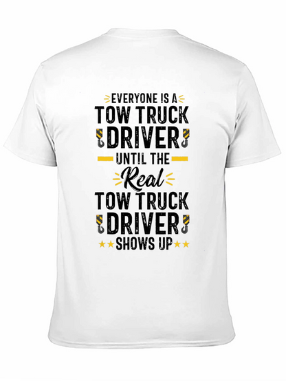 Camiseta Negra Tow Truck Driver
