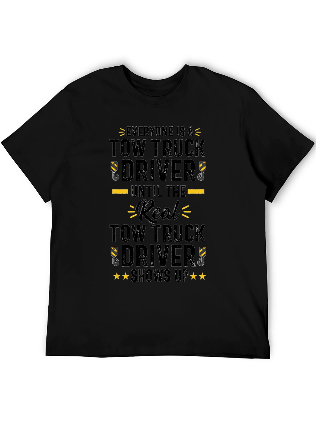 Camiseta Negra Tow Truck Driver