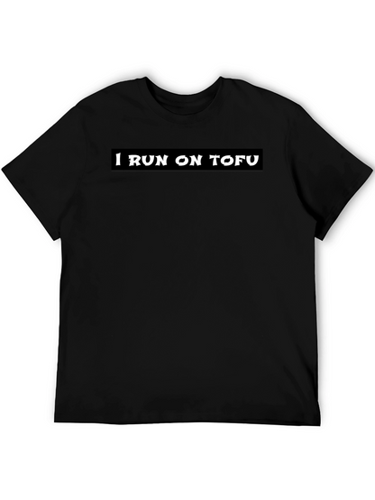 Camiseta Negra: Corro con Tofu