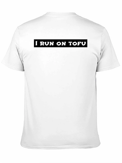Camiseta Negra: Corro con Tofu