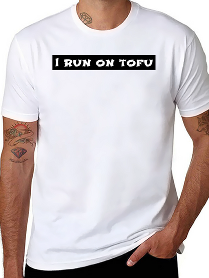 Camiseta Negra: Corro con Tofu