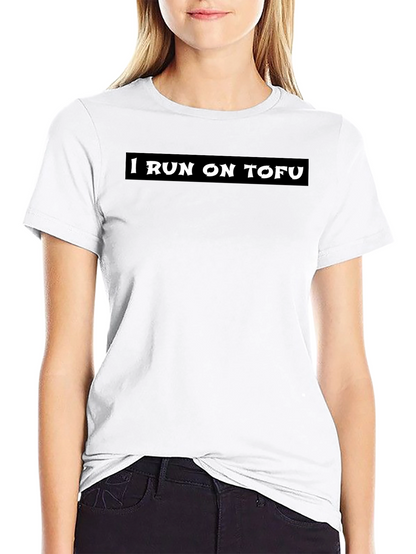 Camiseta Negra: Corro con Tofu