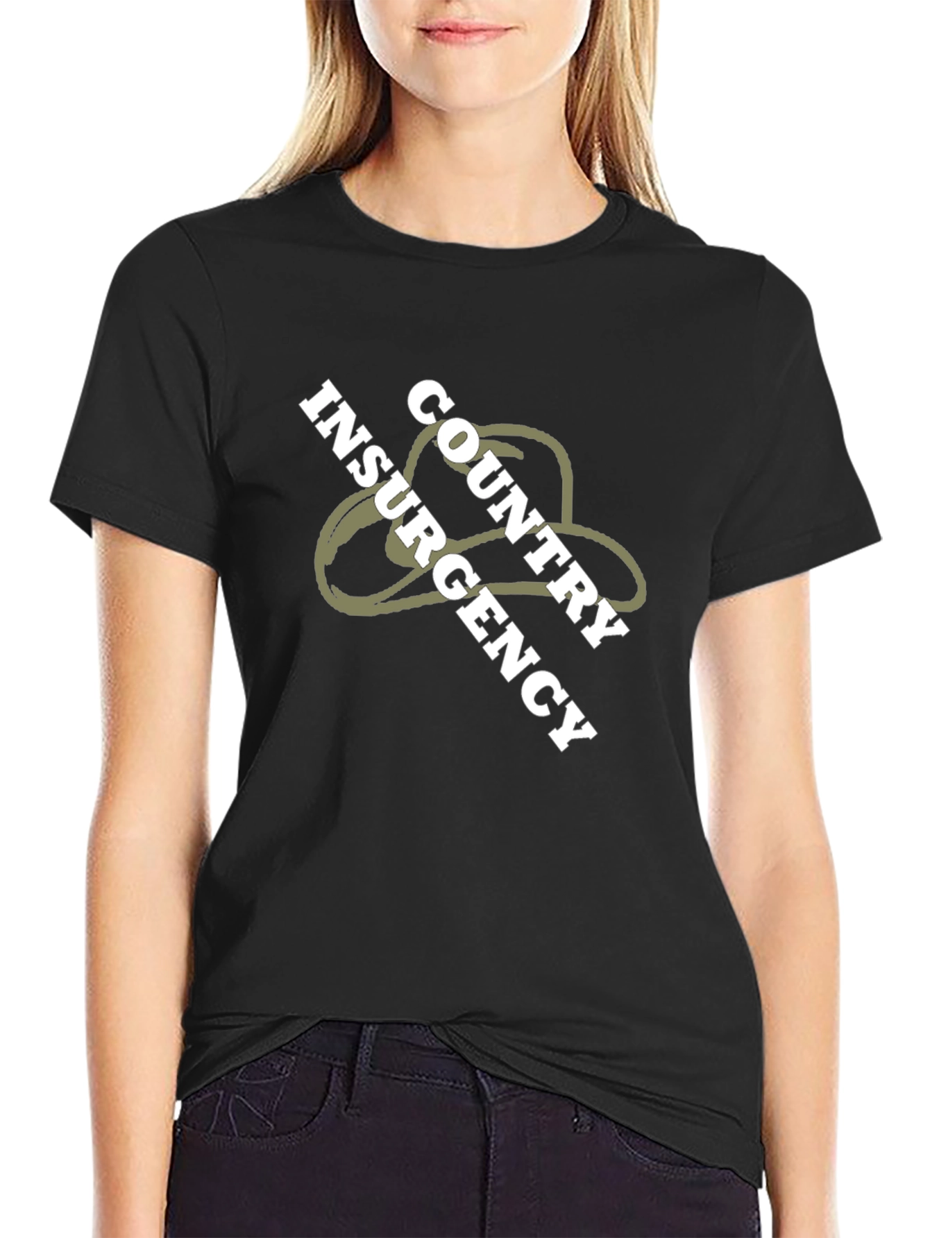 Camiseta Negra Country Insurgency