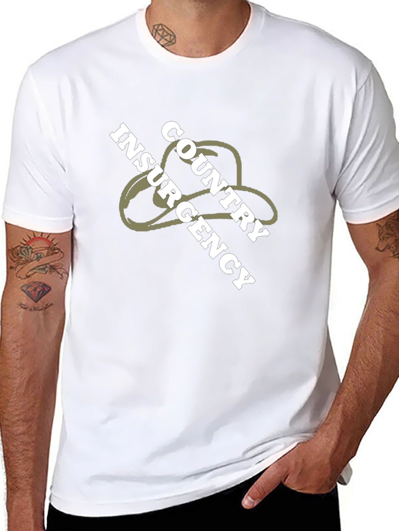 Camiseta Negra Country Insurgency