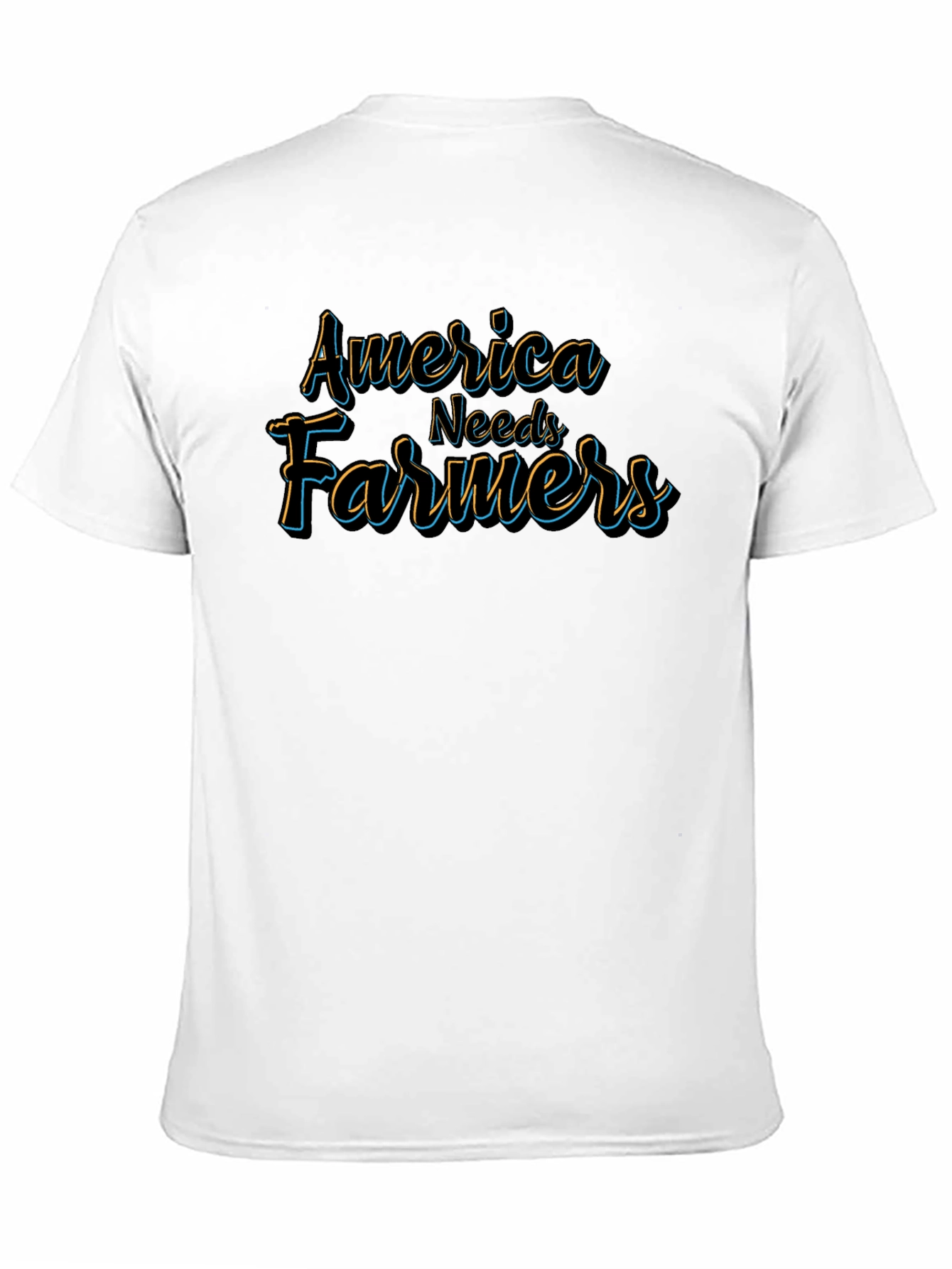 Camiseta Negra America Needs Farmers