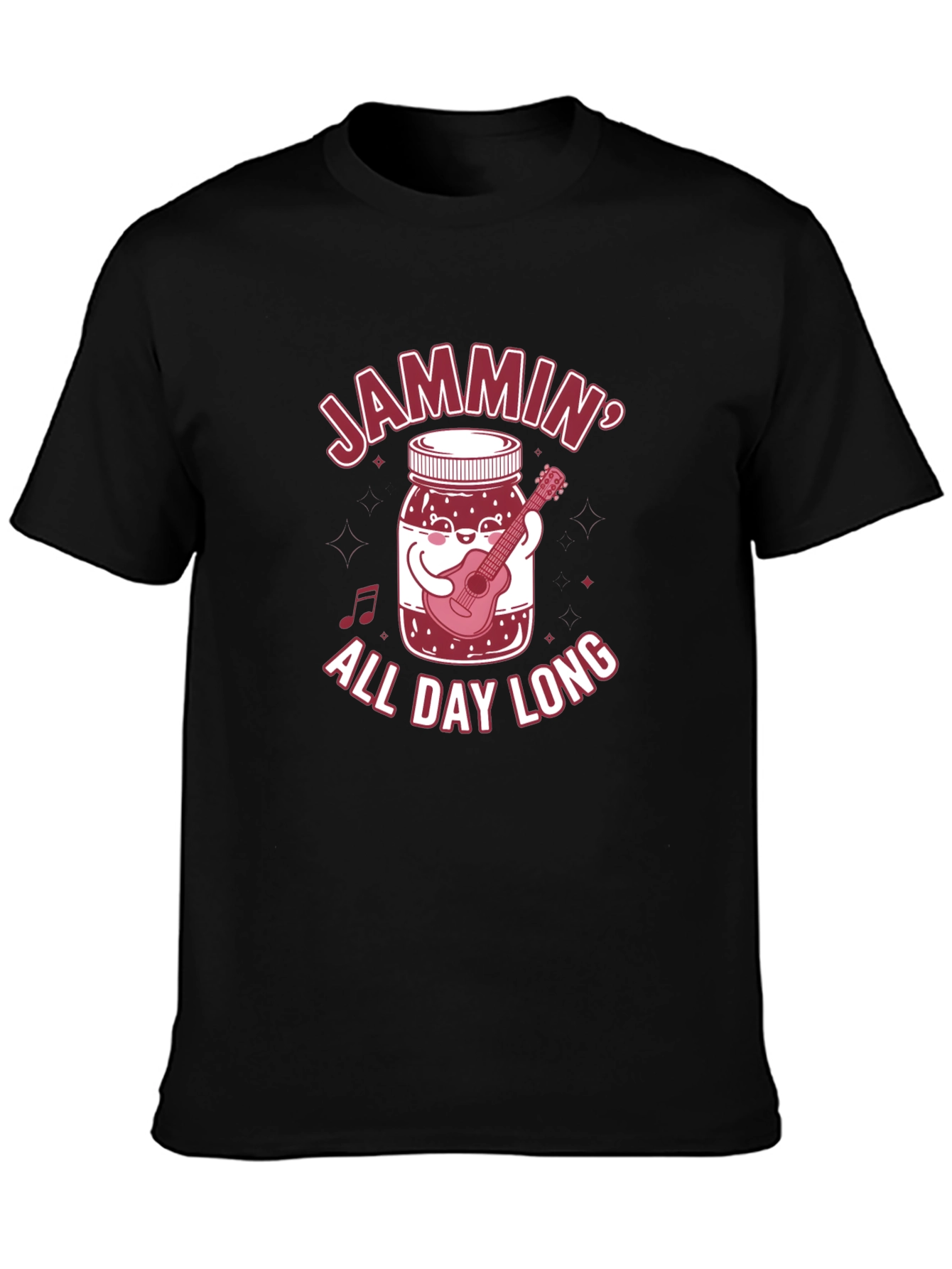 Camiseta Negra Jammin All Day Long