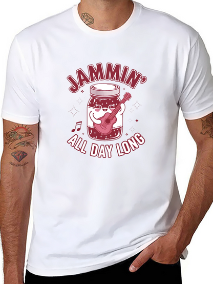 Camiseta Negra Jammin All Day Long