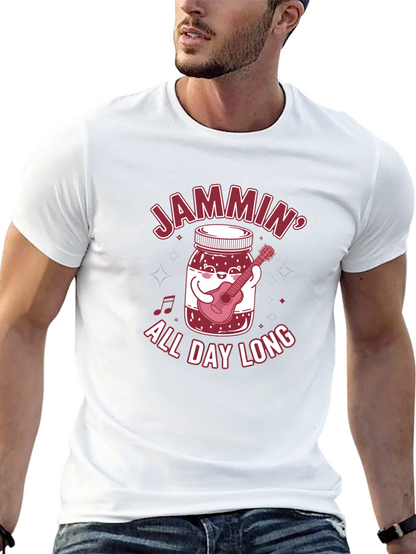 Camiseta Negra Jammin All Day Long