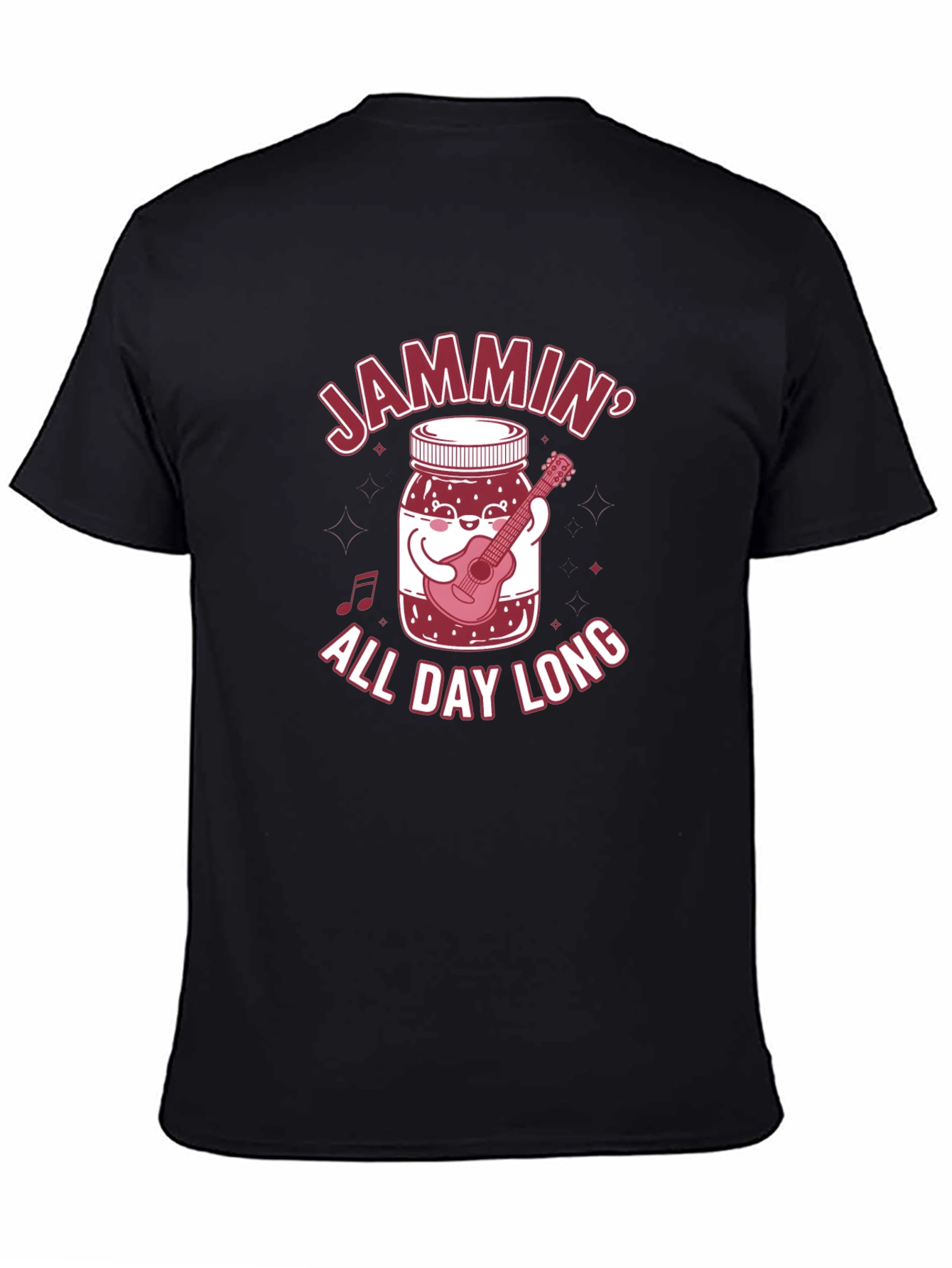 Camiseta Negra Jammin All Day Long
