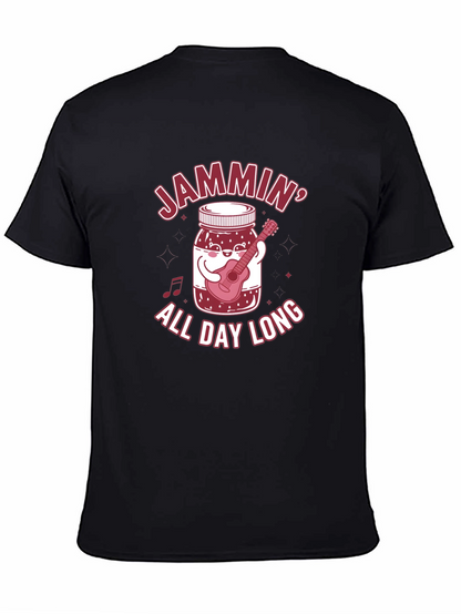 Camiseta Negra Jammin All Day Long