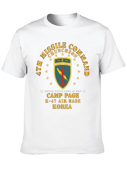 Camiseta Negra Comando de Misiles Corea