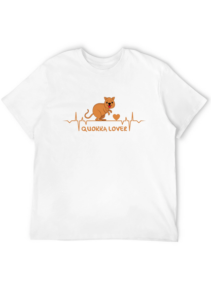 Camiseta Negra Quokka Lover - Diseño Adorable
